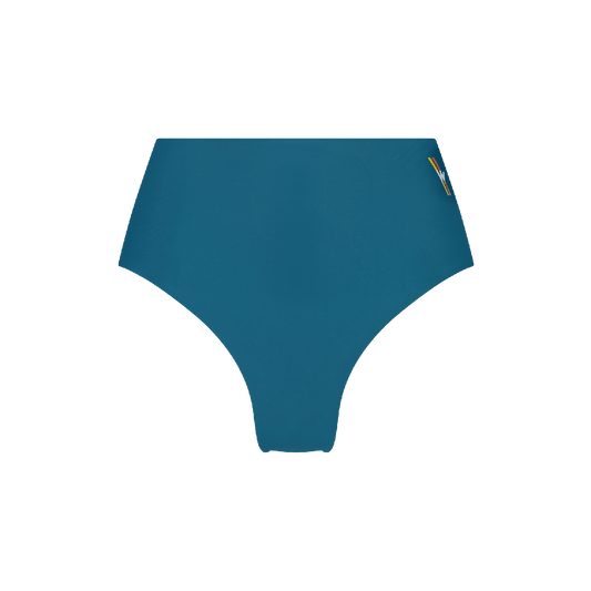 High Waist Bottom Reversible - Teal / Purple