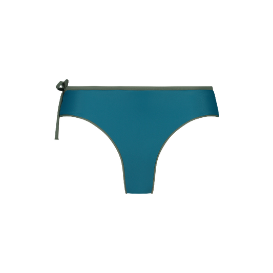Drawstring Bottom Reversible ― Green / Teal