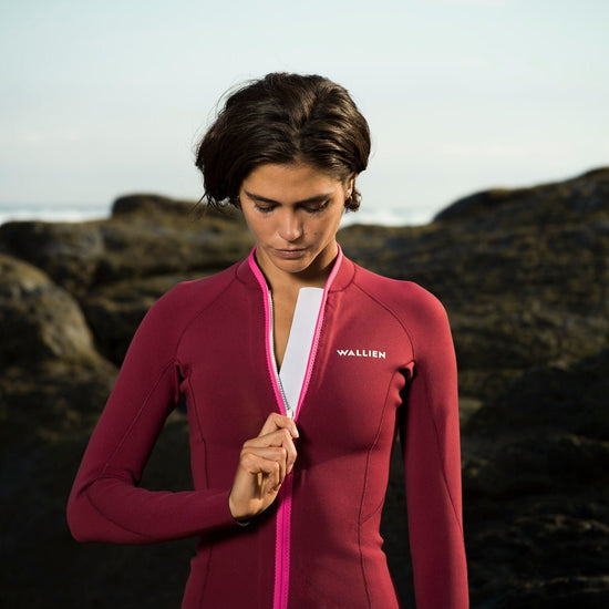 Horizonia Yulex® Jacket ― Red - WALLIEN