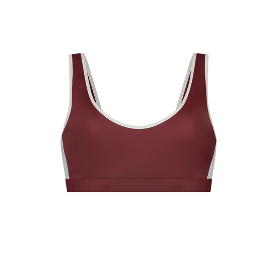 Sports Top ― Red / White - WALLIEN