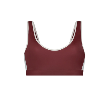 Sports Top ― Red / White - WALLIEN