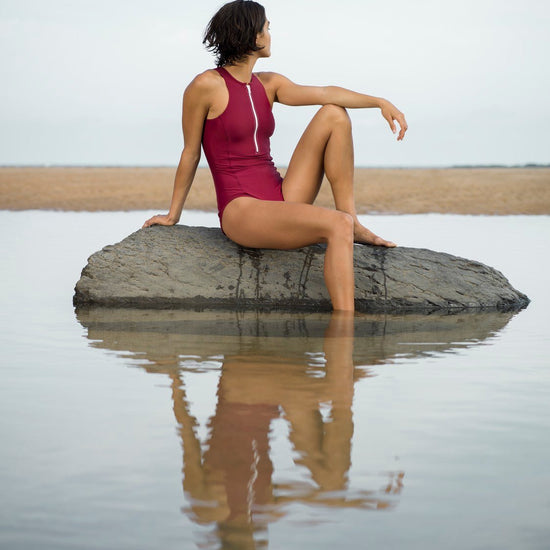 Yemaya One Piece Swimsuit ― Red - WALLIEN